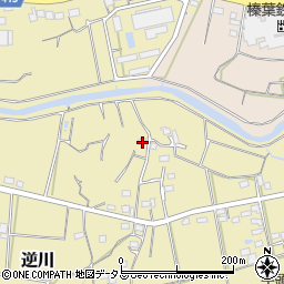 静岡県掛川市逆川534周辺の地図