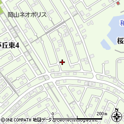 岡山県赤磐市桜が丘東4丁目4-598周辺の地図