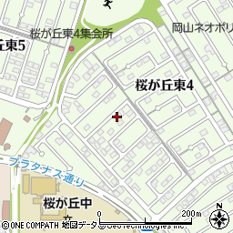 岡山県赤磐市桜が丘東4丁目4-724周辺の地図