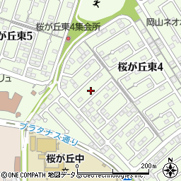 岡山県赤磐市桜が丘東4丁目4-715周辺の地図