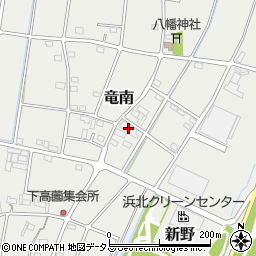 静岡県浜松市浜名区竜南363周辺の地図