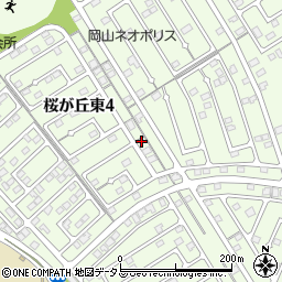 岡山県赤磐市桜が丘東4丁目4-584周辺の地図
