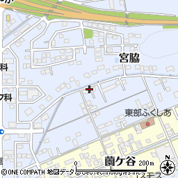 静岡県掛川市宮脇119-1周辺の地図