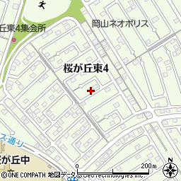 岡山県赤磐市桜が丘東4丁目4-79周辺の地図