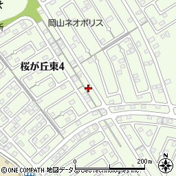 岡山県赤磐市桜が丘東4丁目4-585周辺の地図