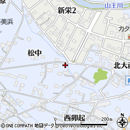 愛知県知多郡美浜町奥田松中5-1周辺の地図