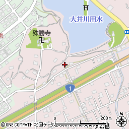 静岡県掛川市大池73周辺の地図