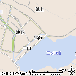 愛知県豊橋市石巻町平石周辺の地図