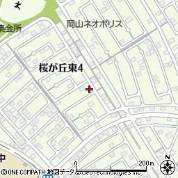 岡山県赤磐市桜が丘東4丁目4-582周辺の地図