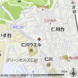兵庫県宝塚市仁川台652-28周辺の地図
