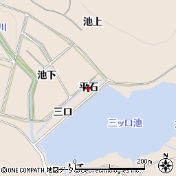 愛知県豊橋市石巻町（平石）周辺の地図