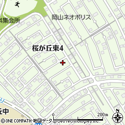 岡山県赤磐市桜が丘東4丁目4-580周辺の地図