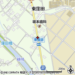 東窪田周辺の地図