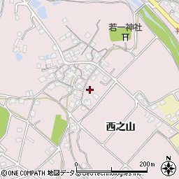 兵庫県加古川市神野町西之山448周辺の地図