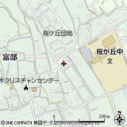 静岡県掛川市富部693-1周辺の地図