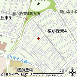 岡山県赤磐市桜が丘東4丁目4-717周辺の地図