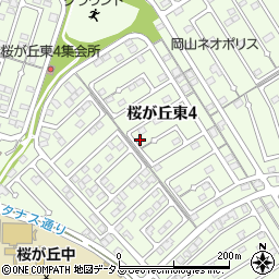 岡山県赤磐市桜が丘東4丁目4-567周辺の地図