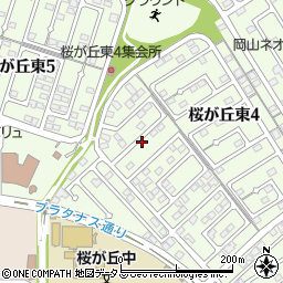 岡山県赤磐市桜が丘東4丁目4-216周辺の地図