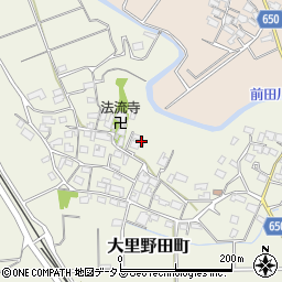 三重県津市大里野田町周辺の地図