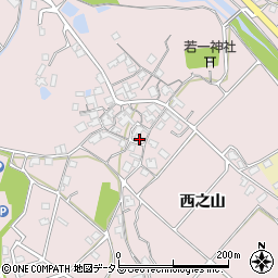 兵庫県加古川市神野町西之山447周辺の地図
