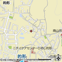 兵庫県姫路市的形町的形734周辺の地図