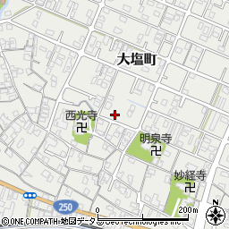 兵庫県姫路市大塩町107周辺の地図