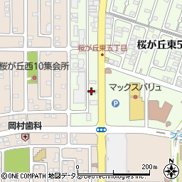 岡山寝具　ネオポリス店周辺の地図