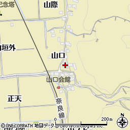 京都府木津川市山城町綺田山口32周辺の地図