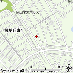 岡山県赤磐市桜が丘東4丁目4-347周辺の地図