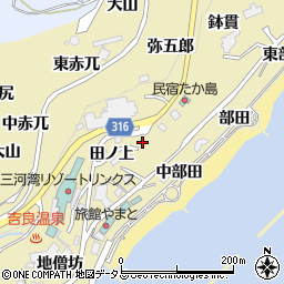 愛知県西尾市吉良町宮崎西甚作周辺の地図