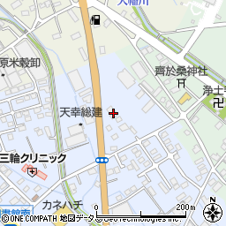 静岡県榛原郡吉田町片岡23周辺の地図