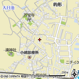 兵庫県姫路市的形町的形805周辺の地図