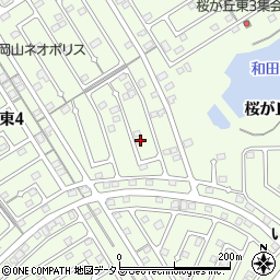岡山県赤磐市桜が丘東4丁目4-736周辺の地図