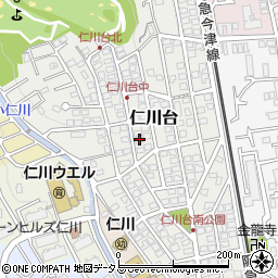 兵庫県宝塚市仁川台200周辺の地図