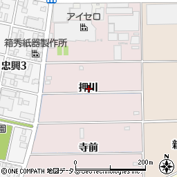 愛知県豊橋市牛川町押川周辺の地図