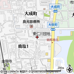 県公社東仁川団地４号棟周辺の地図