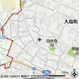 兵庫県姫路市大塩町233周辺の地図