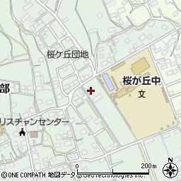 静岡県掛川市富部695-1周辺の地図