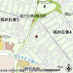 岡山県赤磐市桜が丘東4丁目4-230周辺の地図