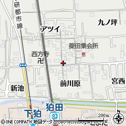 菱田区公民館周辺の地図
