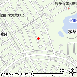 岡山県赤磐市桜が丘東4丁目4-734周辺の地図