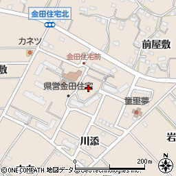 愛知県豊橋市石巻町野田周辺の地図