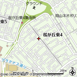 岡山県赤磐市桜が丘東4丁目4-223周辺の地図