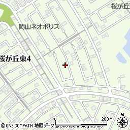 岡山県赤磐市桜が丘東4丁目4-361周辺の地図