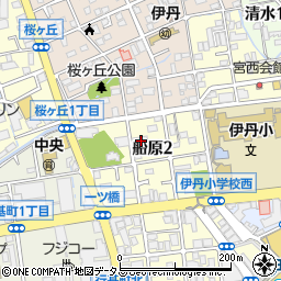 兵庫県伊丹市船原2丁目5-10周辺の地図