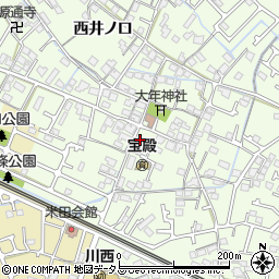 兵庫県加古川市東神吉町西井ノ口741周辺の地図