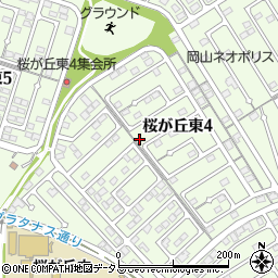 岡山県赤磐市桜が丘東4丁目4-259周辺の地図