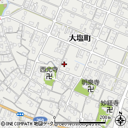 兵庫県姫路市大塩町106周辺の地図