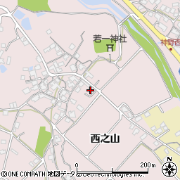 兵庫県加古川市神野町西之山456周辺の地図