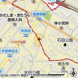 コーナンＰＲＯ加古川宝殿店周辺の地図